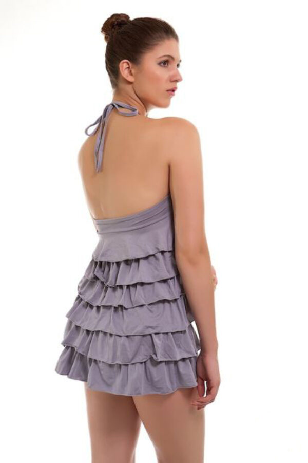 Sexy Clubbing Party Halterneck Mini Dress/Tunic-535
