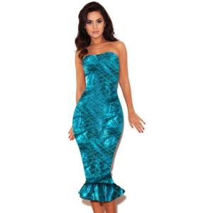 blue mermaid costume