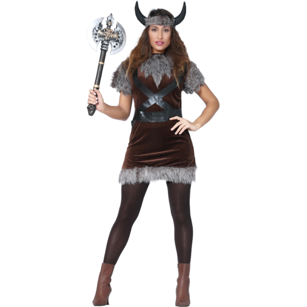 brown viking costume