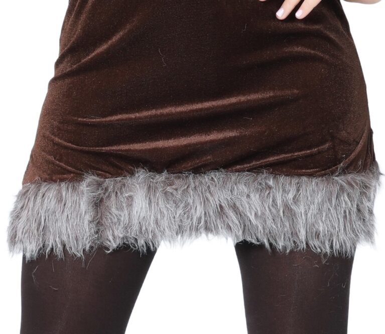 brown viking costume skirt