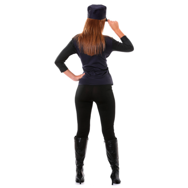 swat police officer back