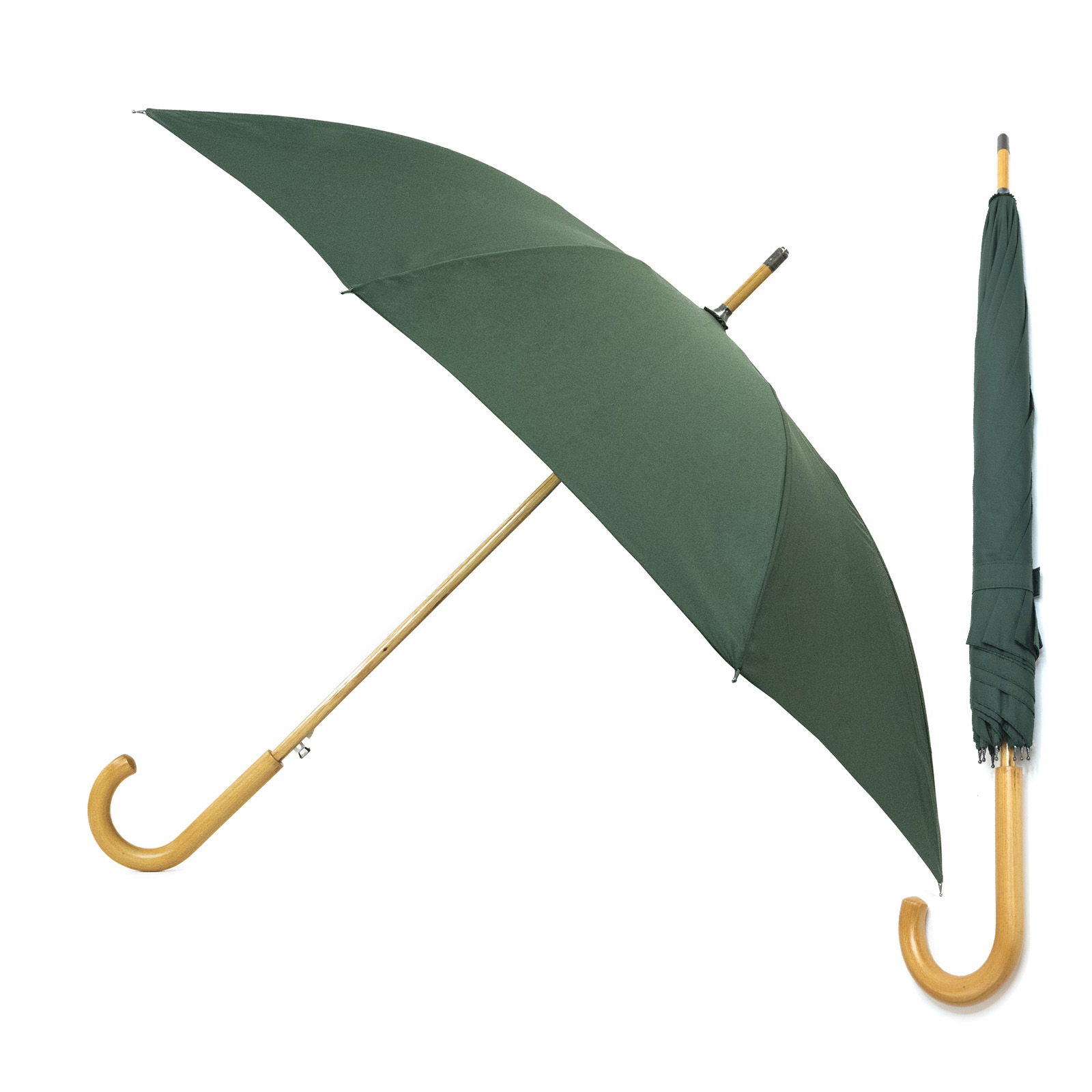 green wood umbrella