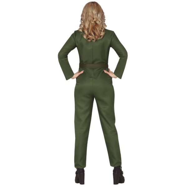 Womens 80s Top Pilot Fancy Dress costume