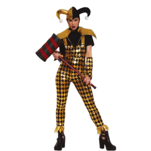 harlequin jester fancy dress
