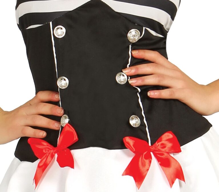 nautical dress costume details