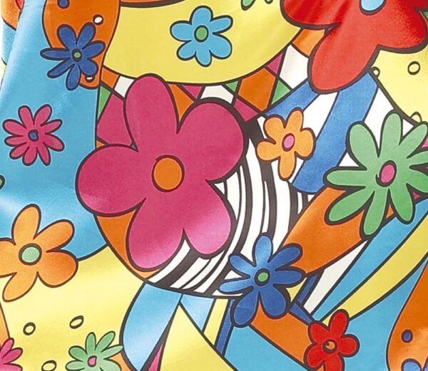 hippy flower power dress pattern
