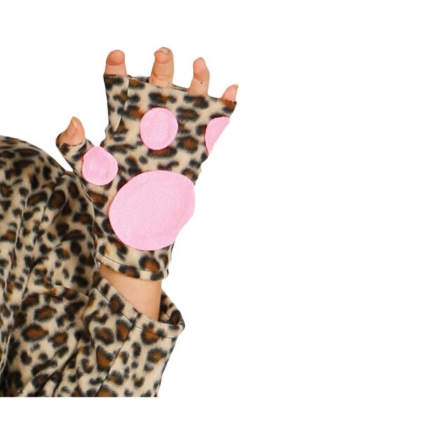 Women's Leopard Print Cat Fancy Dress Costume_2