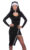 Sexy Nun Costume-Halloween Fancy Dress-Religious Outfit Ladies