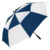Windproof automatic opening vented golf umbrella fibreglass frame Navy/White