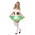 Adult Bavarian Beer Girl Green Brown Oktoberfest German Maid Fancy Dress Costume