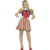 Ladies Clown Jester Costume Halloween Circus Fancy Dress Adult Clown Outfit