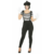Womens Mime Artist Fancy Dress French Street Performer Mime Artist Costume