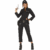 Womens Police Costume Jumpsuit Hat Belt Adult Cop Fancy Dress Halloween