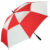 Premium Red & White Golf Umbrella Vented  Windproof Auto-Open