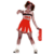 Ladies Zombie Cheerleader USA Women School Fancy Dress Costume Halloween